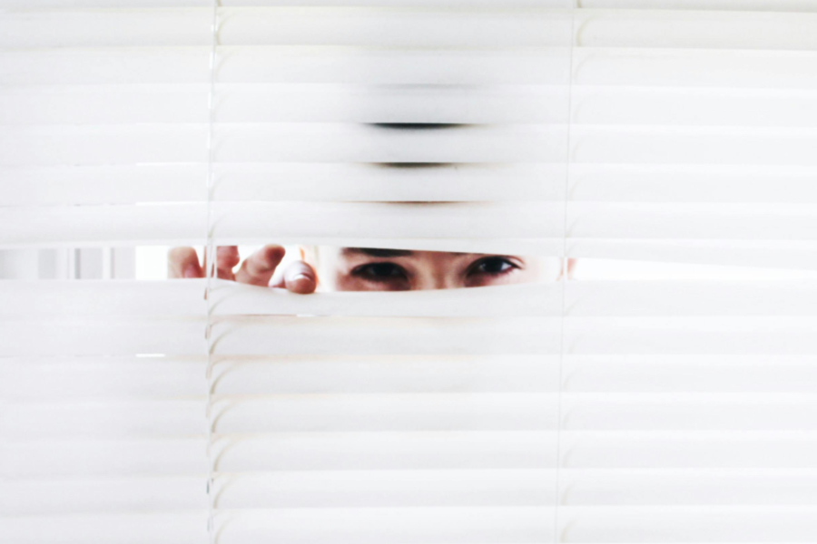 Peeking with curiosity